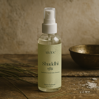Shuddhi Room Freshener | 100ml/3.3 Oz | Inspired from Indian Sacred Grasses | Cleanse, Protect & Invite Positive Energy