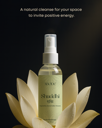 Shuddhi Room Freshener | 100ml/3.3 Oz | Inspired from Indian Sacred Grasses | Cleanse, Protect & Invite Positive Energy