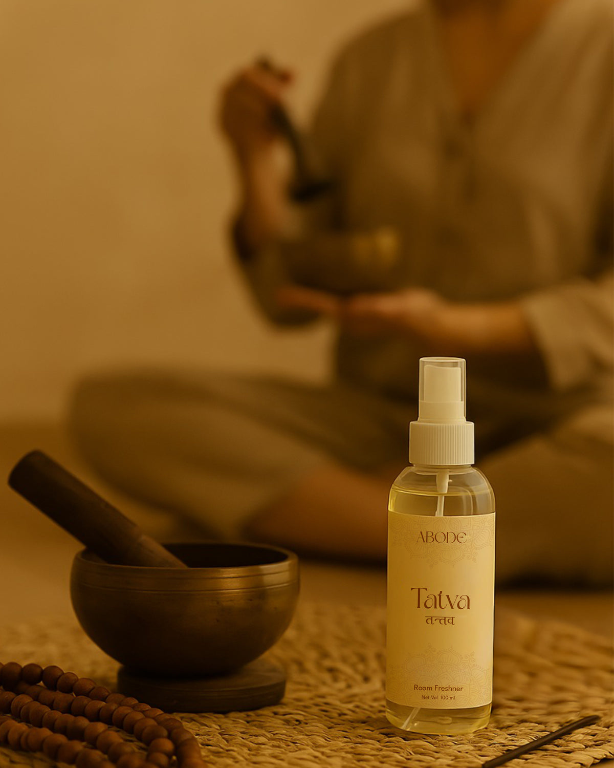 Tatva Room Freshener | 100ml/3.3 Oz | Curated Temple Fragrance