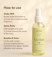 Mythri Room Freshener | 100ml/3.3 Oz | Serene Whispers of Jasmine