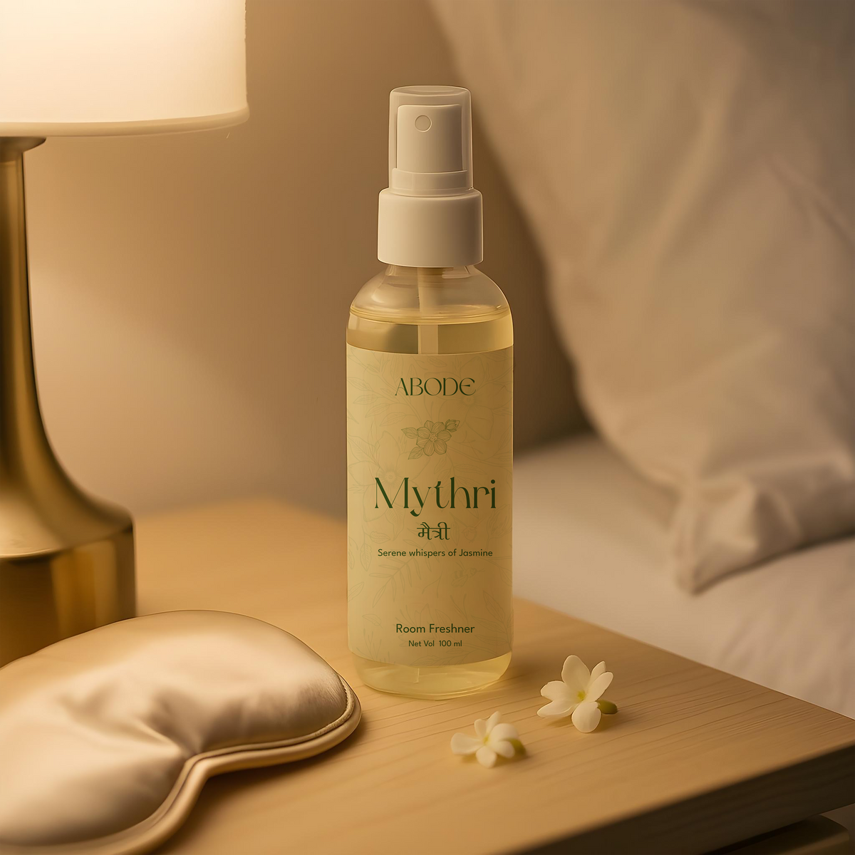 Mythri Room Freshener | 100ml/3.3 Oz | Serene Whispers of Jasmine