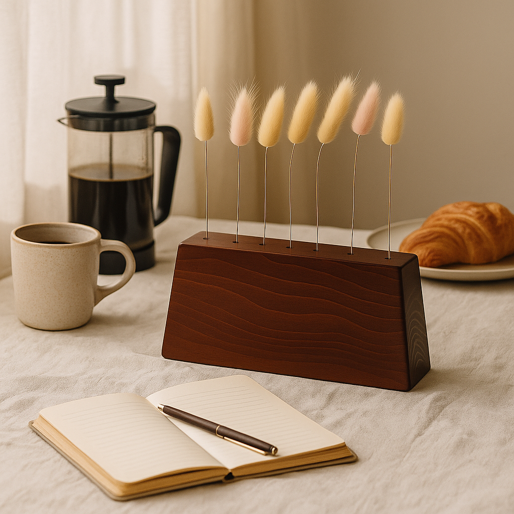 SHIBUI wooden vase