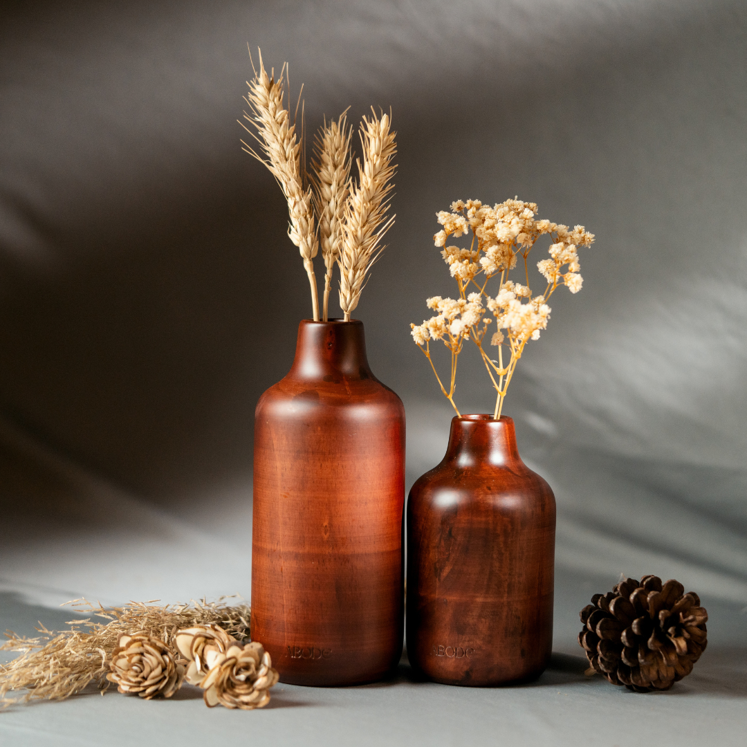 Twain Wooden Vase