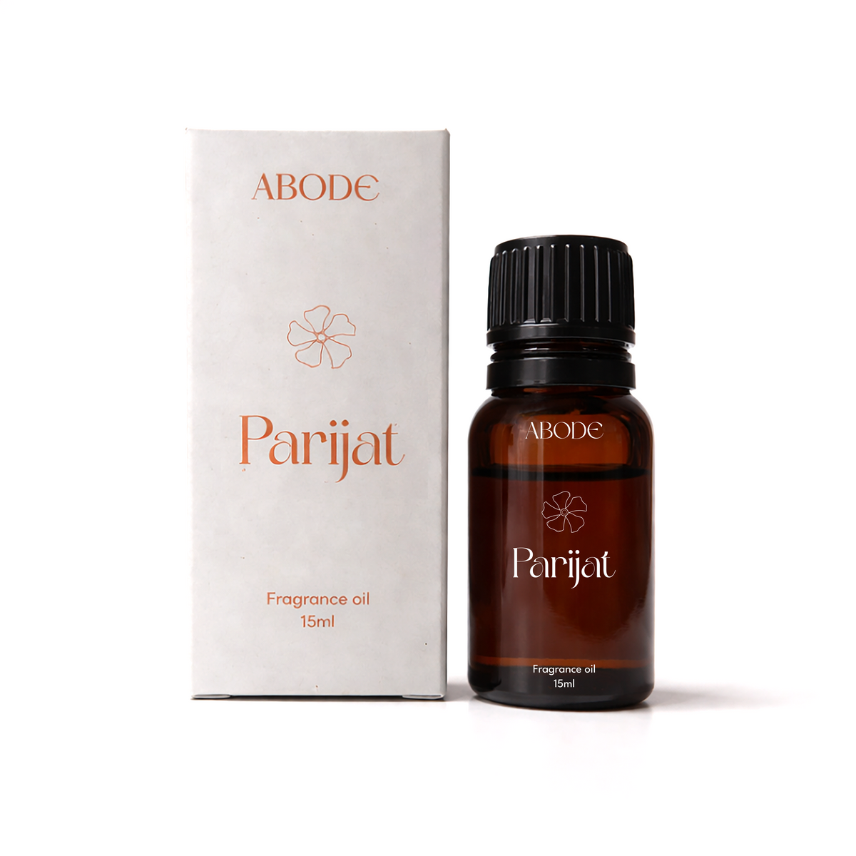 ABODE Parijat Fragrance Oil | 15ml | Camphor & Night-Blooming Jasmine Blend | For Diffusers