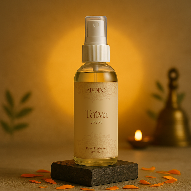 Tatva Room Freshener | 100ml/3.3 Oz | Curated Temple Fragrance